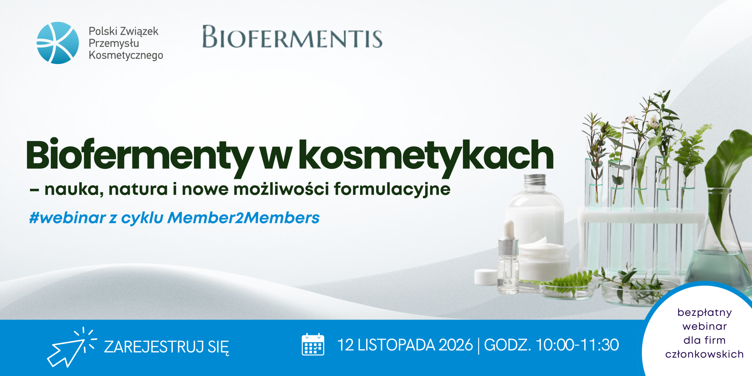 WEBINAR M2M_Biofermenty w kosmetykach – nauka, natura i nowe możliwości formulacyjne